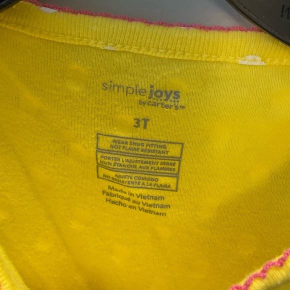 Simple Joys by Carter's Toddlers Snug-Fit Footed Cotton Pajamas, 3pk - Yellow - Picture 14 of 16